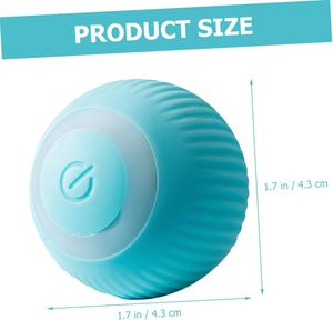 Electric Eco-Friendly ABS+Silicone Cat Toy Self-Moving Smart <b>Ball</b> Automatic Rolling Interactive Play for Cats & <b>Dogs</b> - Product Image 2