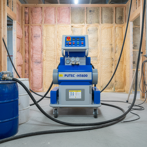 Machine et système <span class=keywords><strong>de</strong></span> pulvérisation <span class=keywords><strong>de</strong></span> polyurée, équipement d'usine <span class=keywords><strong>de</strong></span> fabrication automatique contrôlé par PLC, haute sécurité - Product Image 2