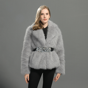 <span class=keywords><strong>Cappotto</strong></span> in Finta <span class=keywords><strong>Pelliccia</strong></span> <span class=keywords><strong>di</strong></span> <span class=keywords><strong>Visone</strong></span> Spesso e Caldo, Morbido ed Elegante, con Cintura, per Donna, Vendita all'Ingrosso - Product Image 1