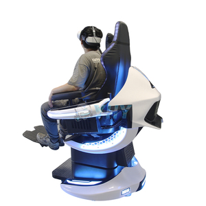 YHY VR Motion Flight Simulator <span class=keywords><strong>Réalité</strong></span> <span class=keywords><strong>virtuelle</strong></span> immersive 9D VR Siège unique Chaise rotative à <span class=keywords><strong>360</strong></span> degrés - Product Image 1