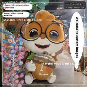 Trang phục mascot gấu hoạt hình bơm hơi bằng cotton cỡ lớn, tùy chỉnh theo yêu cầu nhà máy chuyên nghiệp 360 độ, dùng cho quảng cáo trẻ em - Product Image 5