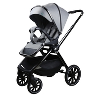 Prix de gros Bonne poussette bébé légère et portable pour enfants Walker Wagon landau avec quatre roues