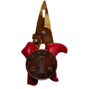Mini cortadores de línea de pesca, alicates de acero inoxidable 420, color rojo y blanco, herramienta de corte para pesca con señuelos, portátil y práctico - Product Image 5