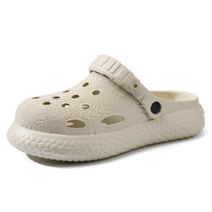 Crocs – pantoufles d'été à semelles épaisses pour hommes, antidérapantes, respirantes, talon plateforme de 3.5cm, chaussures d'eau - Product Image 5