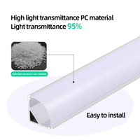 Profilé à Led Personnalisé, Canal Lumineux pour Étape, Bandes Lumineuses à Led pour Nez d'Escalier, Barre Lumineuse en Aluminium, Dissipateur de Chaleur, Diffuseur à Led