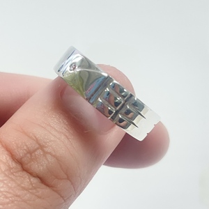 Bande Anneau Hommes Énergie Spirituelle Anneau Anillo <span class=keywords><strong>Atlante</strong></span> Atlantis Anneau Haute Qualité En Gros 925 Italien <span class=keywords><strong>Argent</strong></span> CHRISTIAN CLASSIC - Product Image 5