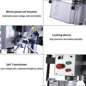 Máquinas de Perforación y Fresado Verticales Manuales de Alta Precisión con Cono de Husillo Universal para Metal - Product Image 3