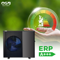 Bomba de Calor R290 con Tanque de Amortiguación, Sistema de Calefacción Monobloque para el Hogar, Bomba de Calor sin Tanque, Solar, Eléctrica, Alemana