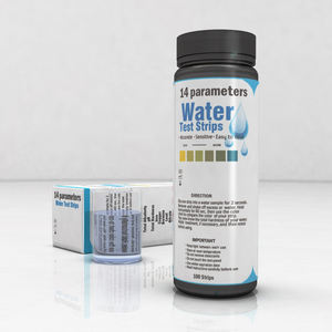 Kit de test d'eau potable 14 en 1 pour la maison, l'hôtel, le spa/bain à remous, l'<span class=keywords><strong>analyse</strong></span> du <span class=keywords><strong>sel</strong></span> de l'eau, la <span class=keywords><strong>piscine</strong></span>. - Product Image 4