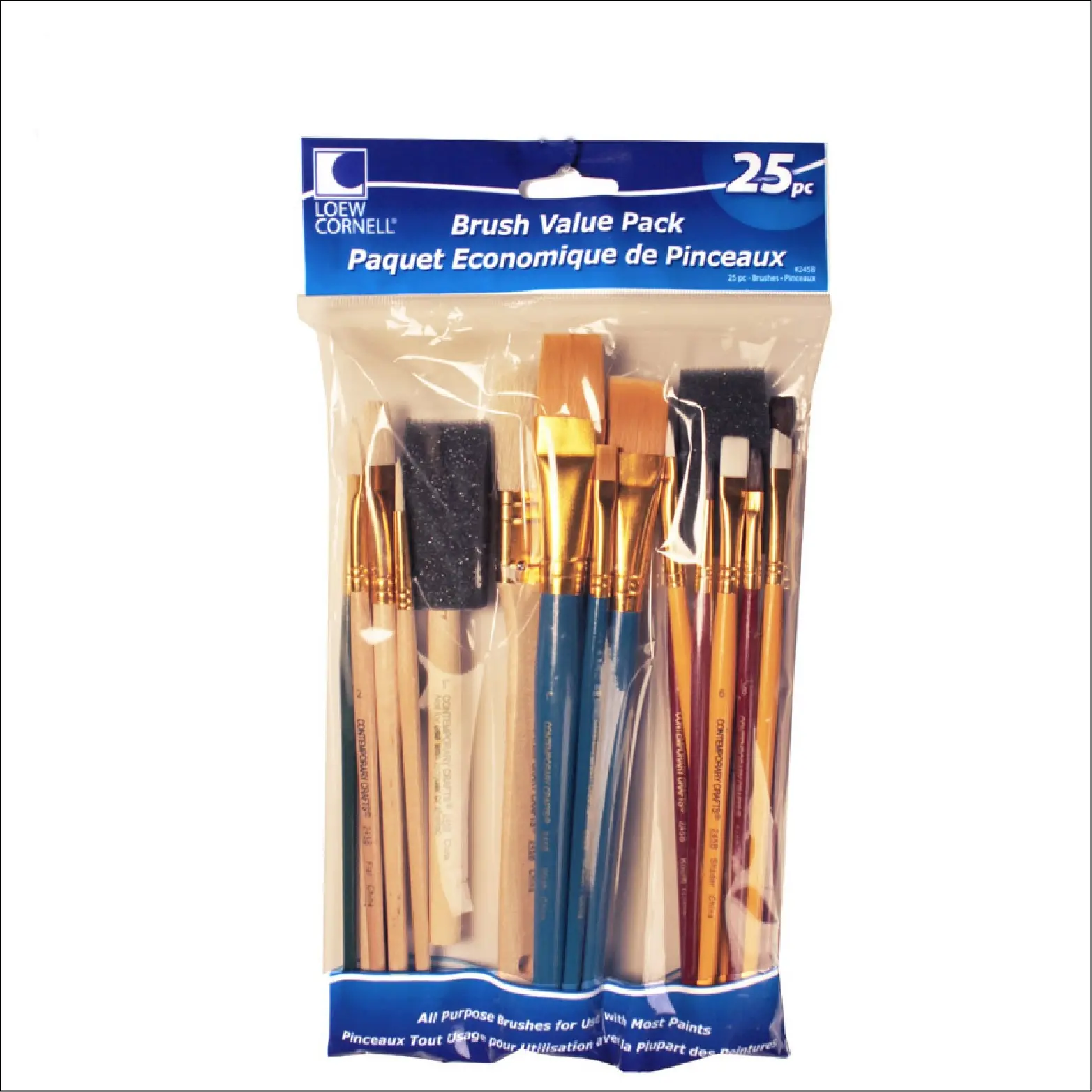 Super Value Pack 25 Stuks Kunstenaar Borstel Set