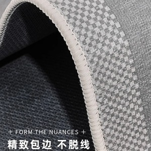 Living Room Carpet <b>Square</b> Geometric Pattern Polyester Fiber Spot Clean Home Use Bedroom Sofa <b>Coffee</b> <b>Table</b> Floor Mat - Product Image 1
