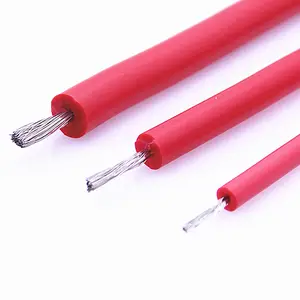 Automotive high voltage ignition wire 0.5mm 0.75mm 1.0mm high quality soft silicone high voltage cable