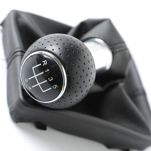 Pommeau de levier de vitesse en cuir FUXIN 5/6 vitesses pour Audi A4 boîte manuelle - Product Image 3