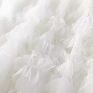 Femmes Vintage mi-longueur demi-gâteau jupe fine maille perlée taille haute Anti-rides élégante robe Studio <span class=keywords><strong>Photo</strong></span> <span class=keywords><strong>forêt</strong></span> gonflée - Product Image 2