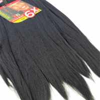 Extensions de cheveux faciles à tresser en gros 6X EZ, cheveux naturels raides Yaki pré-étirés pour tresses en boîte pour femmes noires