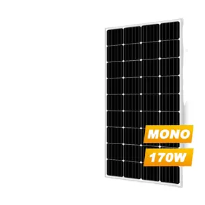 소형 모듈 165W 170W 210W 휴대용 태양열 시스템 용 200W 모노 태양 전지 패널