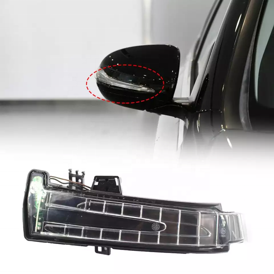 Passenger Side LED Mirror Turn Signal Blinker Light For Mercedes W204 C204 W212