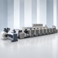 Machine d'impression flexographique grand format, imprimantes flexo, presse à gobelets en papier 2, 4, 6, 8 couleurs
