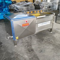 Machine à laver et à éplucher à rouleaux brosse haute efficacité pour l'équipement des usines de transformation des légumes-racines