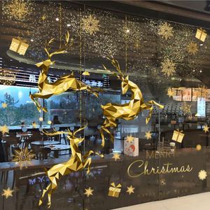 Nuevas Pegatinas Navideñas para Ventanas 2026, Pegatinas Estáticas de PVC con Diseño de Copos de Nieve para Decoración Navideña de Ventanas - Product Image 2