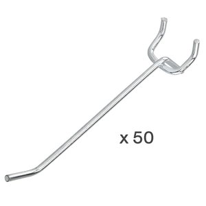 Gran oferta de fábrica, ganchos de exhibición de plástico de acero y Metal, colgador de Metal Slatwall, proveedor de gancho de cascada de cartón - Product Image 6