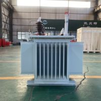 Transformateur de puissance immergé dans l'huile de haute qualité Série S11 315 kVA 10 kV, équipement électrique triphasé