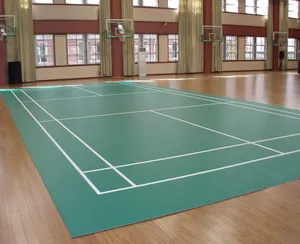 Badminton zemin kapalı spor kort zemini BWF onaylı badminton kortu kort zemini ing