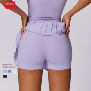Jupe plissée tennis pour fille pour Pickleball Padel <span class=keywords><strong>Golf</strong></span> Wear & Workout Sports Jupe pour vêtements de <span class=keywords><strong>golf</strong></span> Jupe de <span class=keywords><strong>golf</strong></span> 2 en 1 pour <span class=keywords><strong>femme</strong></span> - Product Image 4
