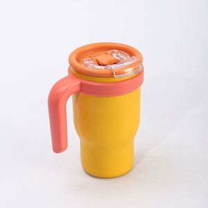 Custom Brand 14oz Insulated Coffee Mug With Handle Leakproof <b>Travel</b> Cup Office Wellness <b>Gift</b> for Bulk Orders - Product Image 3