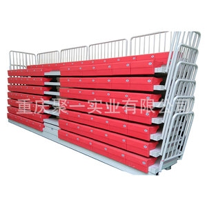 ที่นั่งแบบเคลื่อนย้ายได้สำหรับสนามกีฬาโรงเรียน 750 ที่นั่ง แถวเก้าอี้ - Product Image 4