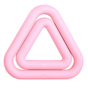 CZFIT Newly Upgraded Silicone Home Gym Fitness for Women Power Pilates Yoga Ring 7Lb 10Lb Color Triangle <b>Dumbbells</b> <b>Weight</b> Ring - Product Image 4