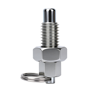 Self-locking carbon steel ring pull <b>pin</b> knob plunger carbon steel 45# galvanized high strength standard specifications In stock - Product Image 2