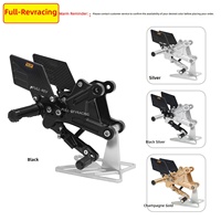 FULLREV Sharpness Zhang Xue Motorcycle 070-Zhang Xue 820RR Pièces personnalisées Rehausseur de repose-pieds et Pince de potence détachable
