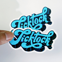 Pegatinas holográficas de vinilo con impresión personalizada, adhesivo impermeable de PVC, diseño de logotipo de empresa, pegatinas troqueladas