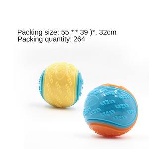 Giocattoli personalizzati per cani e gatti con palline di gomma resistenti ai morsi, giocattoli per cani gommosi, sport all'aria aperta che giocano a palla - Product Image 2