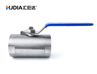 Válvula de Bola con Brida de 2 Piezas ASME B16.34 |   OEM de Alta Temperatura |   Válvula Miniatura de Gas NPS de 1/4 a 2 Pulgadas NPT/BSP con Orificio Reducido