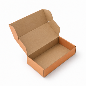 Cajas de Embalaje para Suscripciones, Cajas de Envío de Cosméticos de Cartón Kraft, Cajas Plegables con Cierre Automático para el Cuidado de la Piel, Impresión Personalizada con Laminado Mate - Product Image 2
