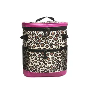 2023 venta al por mayor nuevo leopardo camuflaje de hielo Portátil Bolsa de almuerzo de Picnic al aire libre refrigerador mochila