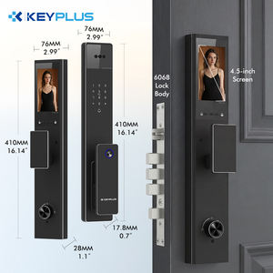 Serrure de porte intelligente avec reconnaissance faciale 3D, mot de passe numérique, empreinte digitale et reconnaissance de la veine palmaire - Product Image 5