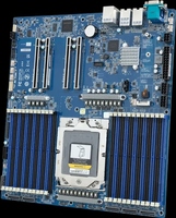 Carte mère serveur GIGABYTE MZ33-AR1 à socket unique SP5, mémoire DDR5 12 canaux, double LAN 10GbE, format EATX, vente en gros, carte mère d'entreprise