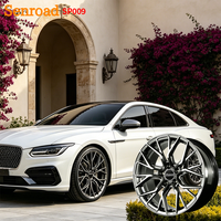 Jantes forgées légères SRD 5x114.3/112 19 20 21 pouces chromées argentées, jantes sport compatibles avec Tesla Model 3 Model Y Performance