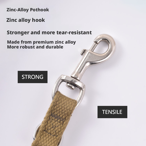 <span class=keywords><strong>Laisse</strong></span> en toile <span class=keywords><strong>pour</strong></span> chien de grande race. Conception anti-explosion, robuste et épaissie. Convient aux chiens, aux chats - <span class=keywords><strong>pour</strong></span> usage <span class=keywords><strong>adulte</strong></span> - Product Image 2