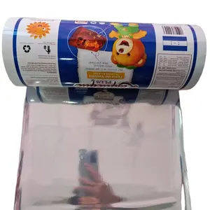 Rollo de película de embalaje de plástico impreso, película metalizada, rollo de película de laminación de aluminio para paquete