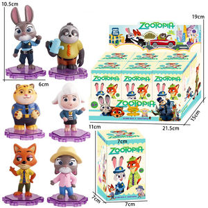 Figura de Animal de Dibujos Animados de Zootopia, Mini Muñeco de Zootopia, Caja Ciega de Figuras de Dibujos Animados, Zootopia, Figura de Zorro, Adorno de Escritorio, Modelo de Plástico, Regalo - Product Image 1
