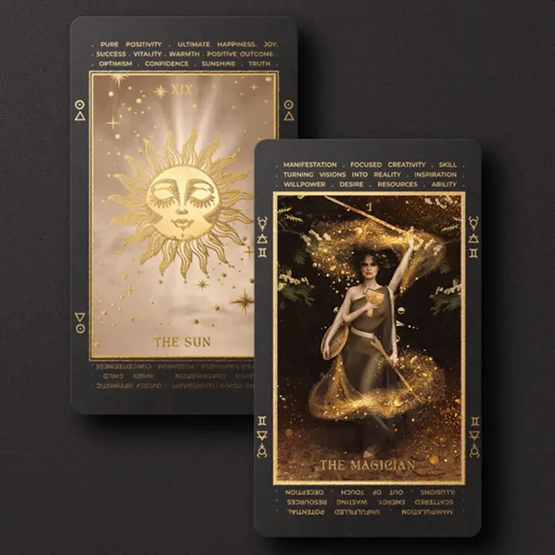 Wholesale Custom Card Game Printing Tarot Buy Luxury Magic Tarot Custom With Box