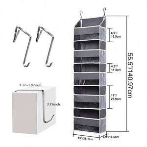 Organisateur de rangement suspendu pour salle de bain, garde-manger, chambre d'enfant, salon, chambre à coucher, maison, organisateur de rangement à suspendre sur la porte - Product Image 2