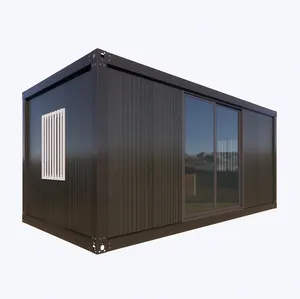 Manufacturer Prefabricated Tiny Appartement House Luxury Prefab Villa Building Container Hotel Rooms And Bathroom 20ft 40ft