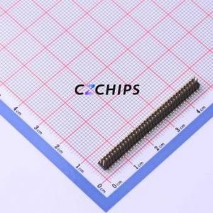 X1321WVS-2x36J-C40D53 Pin Header SMD,P=1.27mm Connector ( Pin Structure: 2x36P )( Pitch: 1.27mm )( Row Spacing: 1.27mm ) - Product Image 1