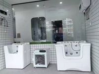 Baignoire SPA professionnelle pour animaux de compagnie, grande baignoire pour chiens et chats avec jets d'eau massants pour salon de toilettage