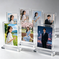 Support de table en acrylique pour affiches, impression UV haute définition, support photo personnalisé en acrylique avec fermeture magnétique